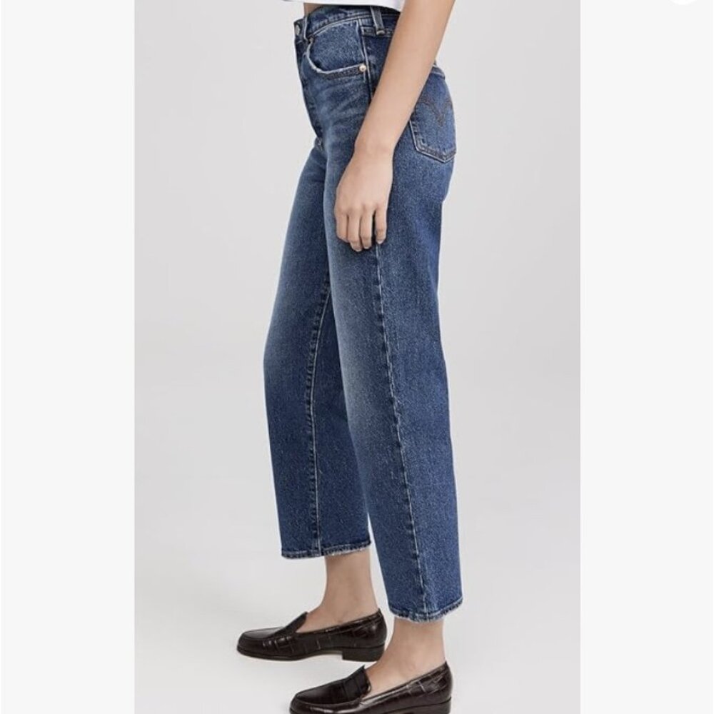 Levi's Women's Premium Ribcage Straight Ankle Jeans size 31 - Picture 3 of 3